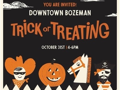 You're Invited! Downtown Bozeman Trick or Treating 4-6 PM